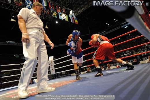 2009-09-06 AIBA World Boxing Championship 0524 - 69kg - Jetmir Kuci ALB - Zoran Mitrovic SRB